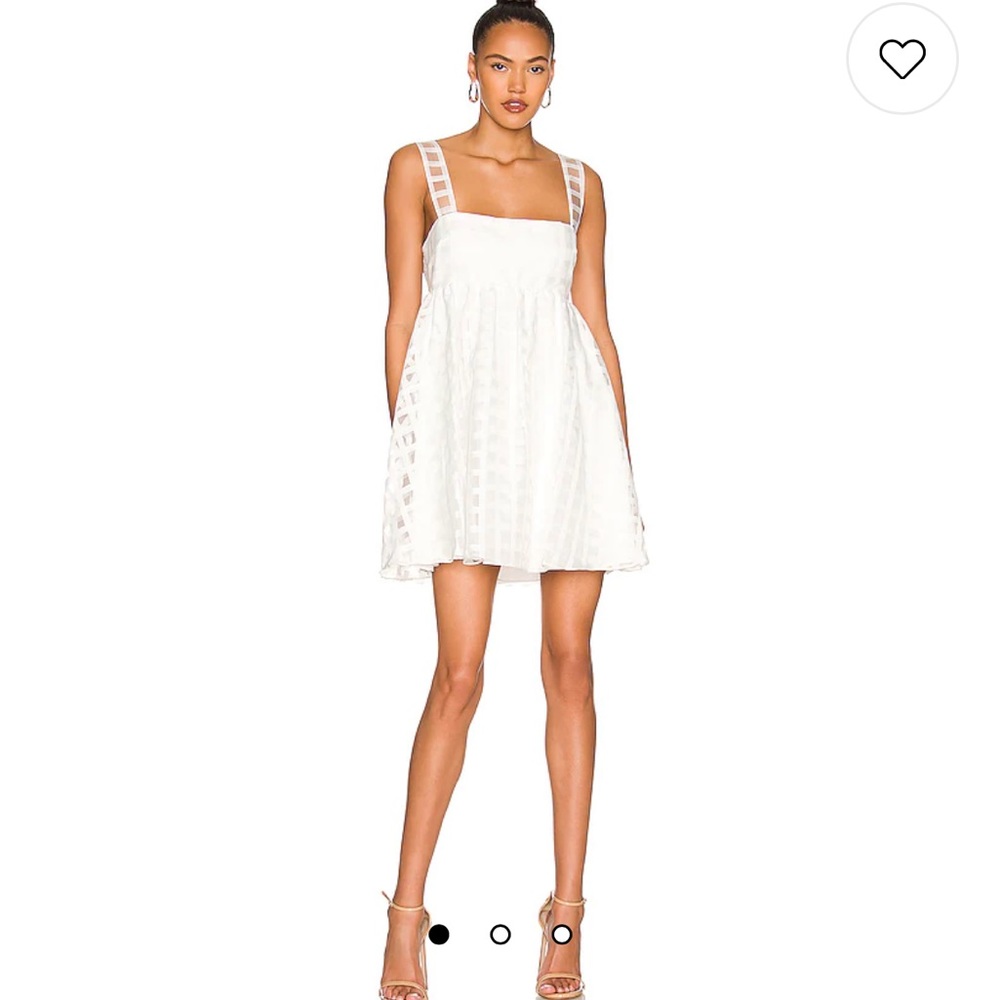 Amanda Uprichard Russo Dress White check